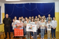 Odwiedziny strażaków w szkołach gminy Klukowo