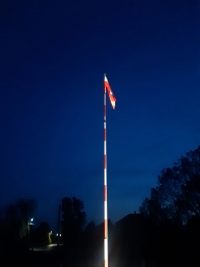 Oświetlenie masztu flagowego