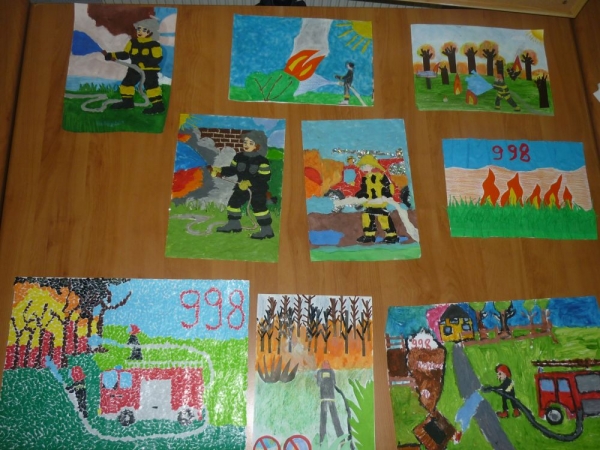 Pożarniczy konkurs plastyczny