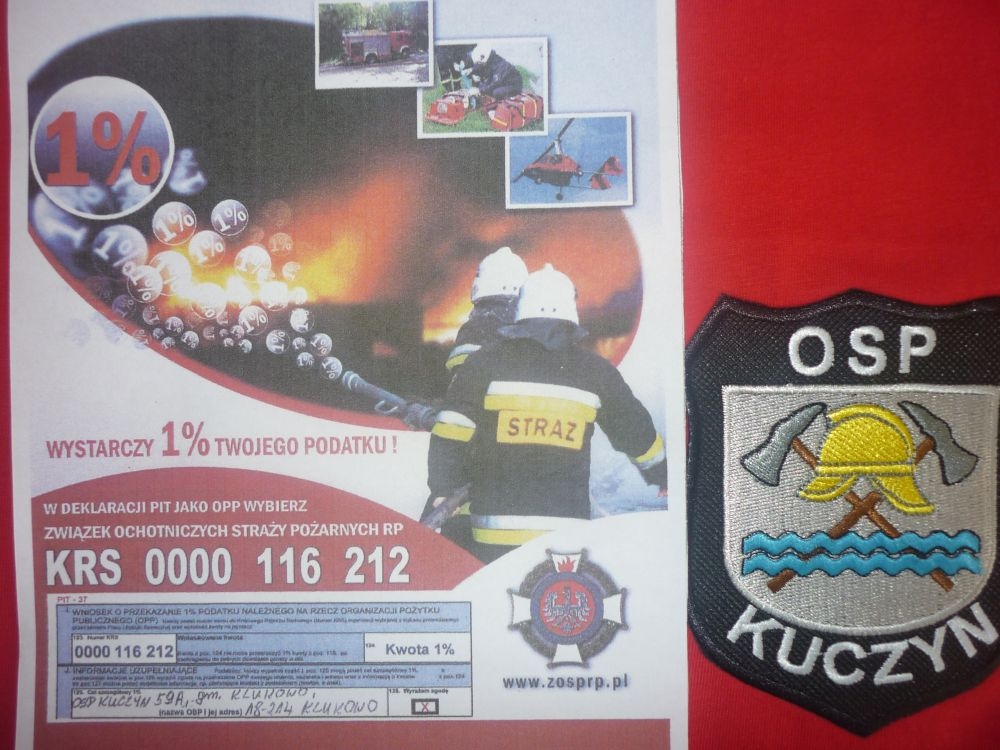 1 % dla OSP Kuczyn