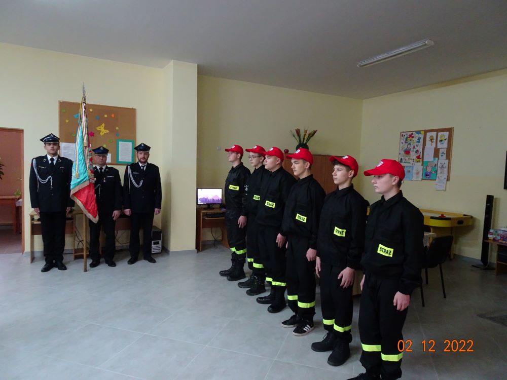 Ślubowanie Młodzieżowej Drużyny Pożarniczej
