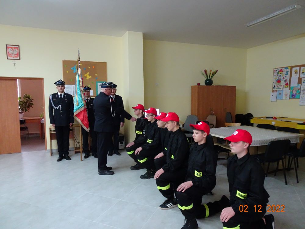Ślubowanie Młodzieżowej Drużyny Pożarniczej