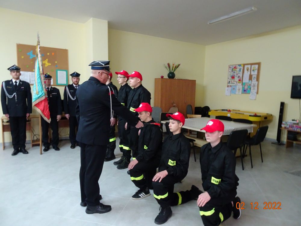Ślubowanie Młodzieżowej Drużyny Pożarniczej