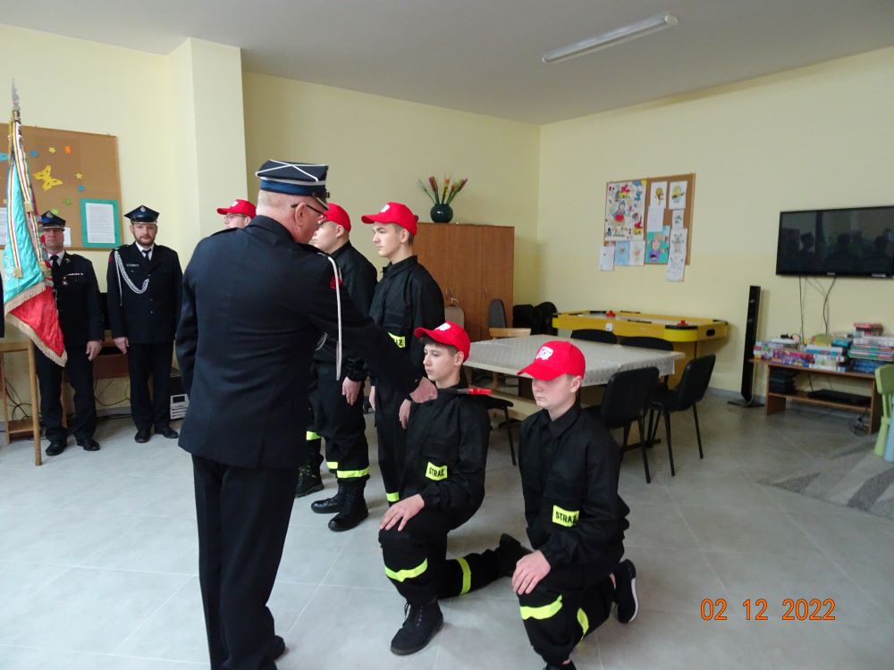 Ślubowanie Młodzieżowej Drużyny Pożarniczej
