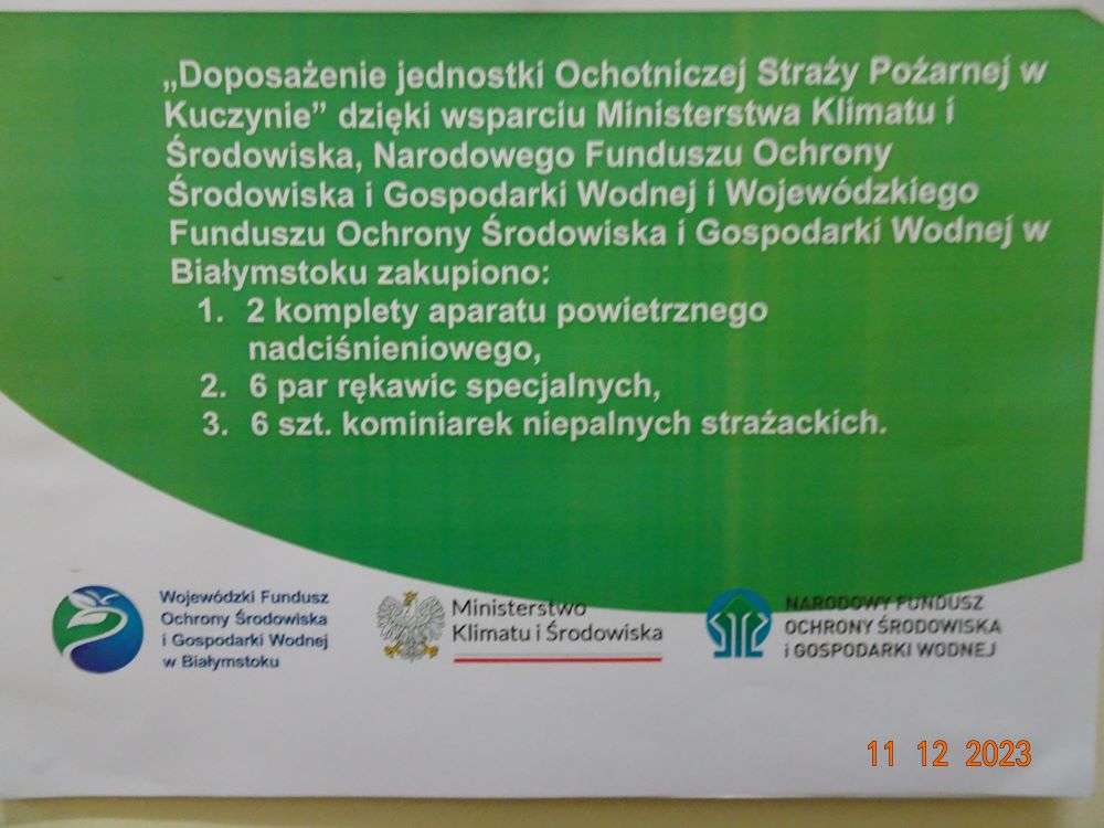 Doposażenie jednostki