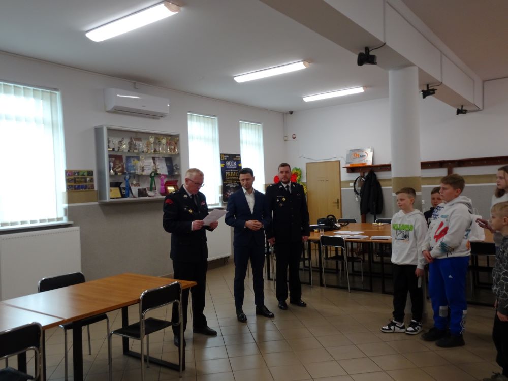 Eliminacje Gminne OTWP ,,Młodzież Zapobiega Pożarom”