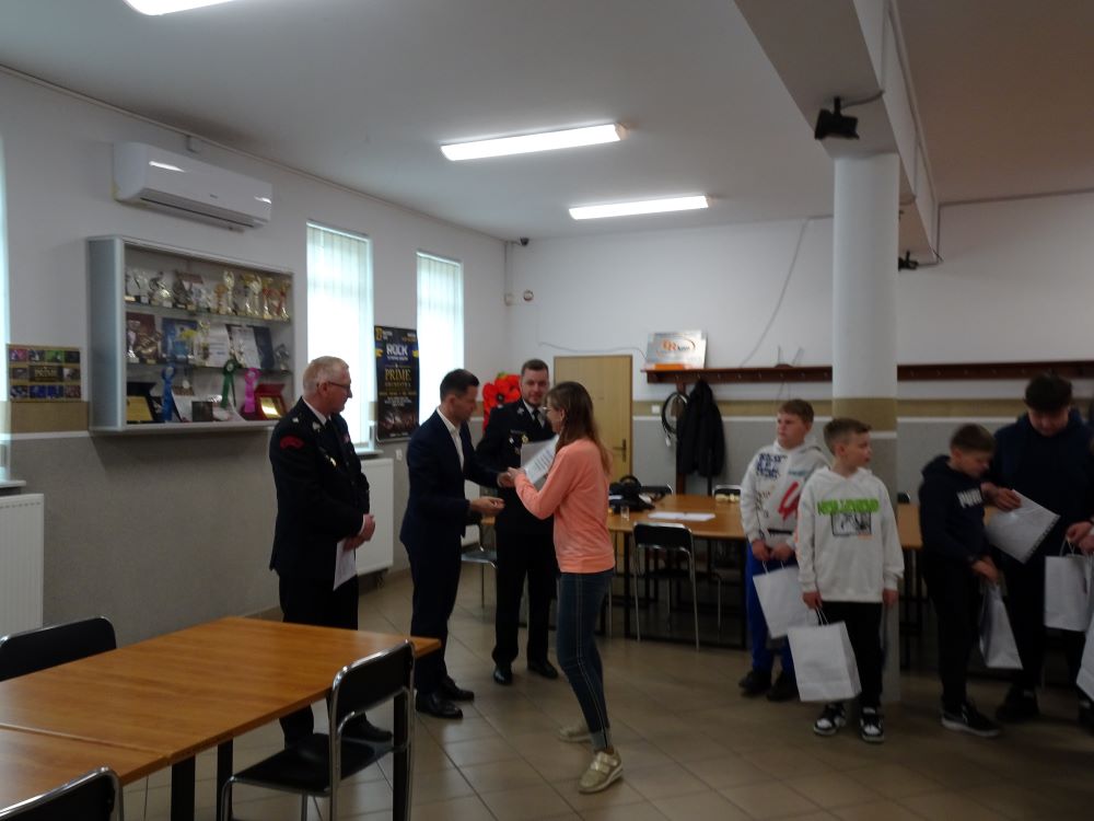 Eliminacje Gminne OTWP ,,Młodzież Zapobiega Pożarom”