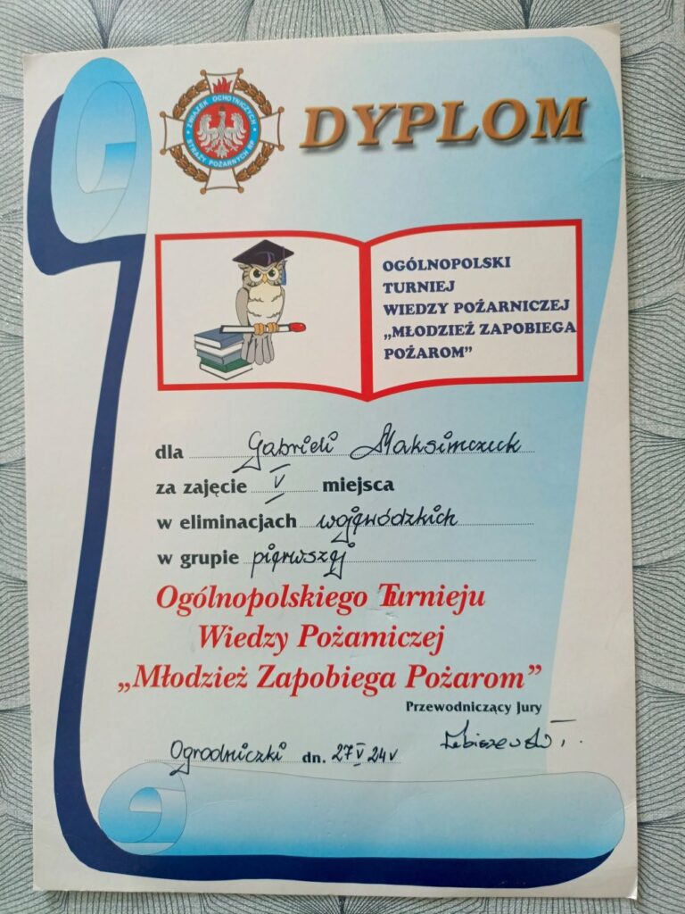 Sukces uczennicy z Kuczyna w eliminacjach wojewódzkich OTWP